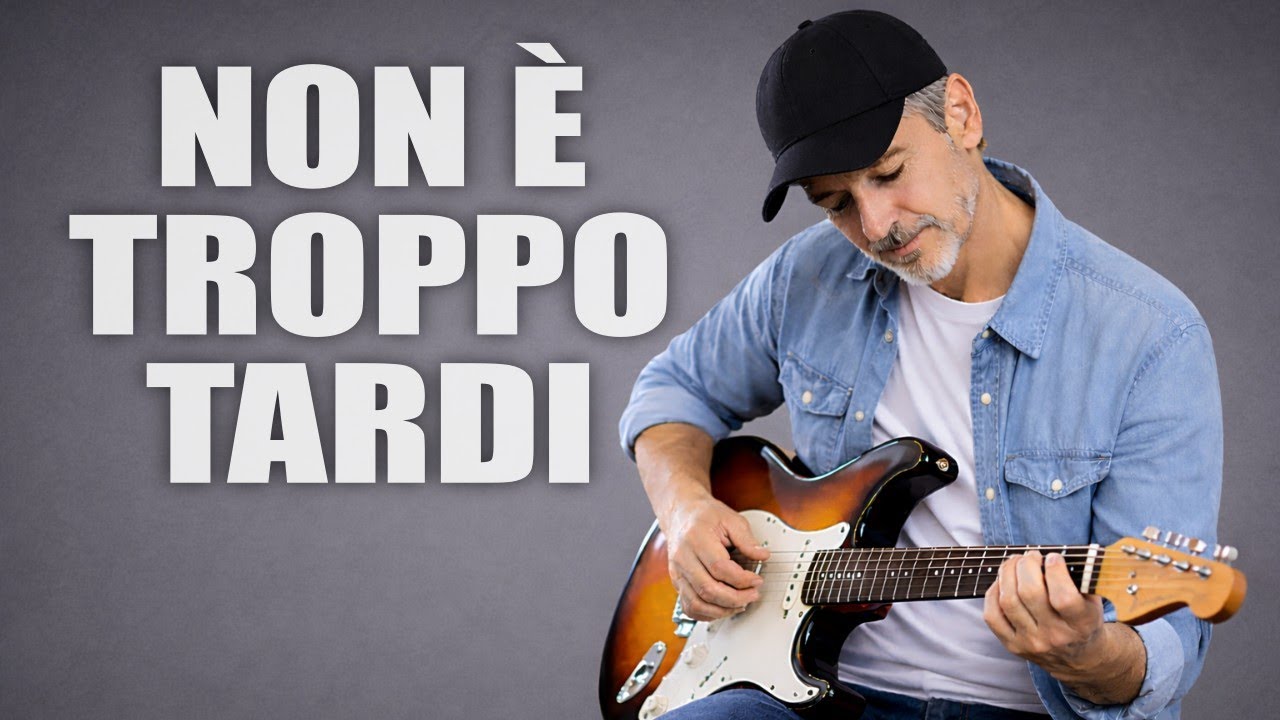 Come MIGLIORARE DAVVERO sulla CHITARRA a 40-50-60+ anni