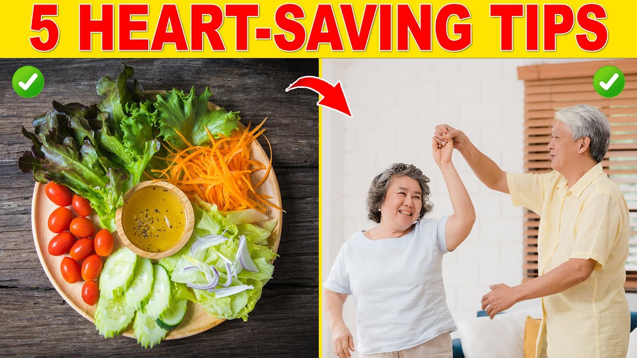 Over 50? 5 MUST Heart Health Tips That Prevent Heart Attack & Stroke | Nutrition for Senior