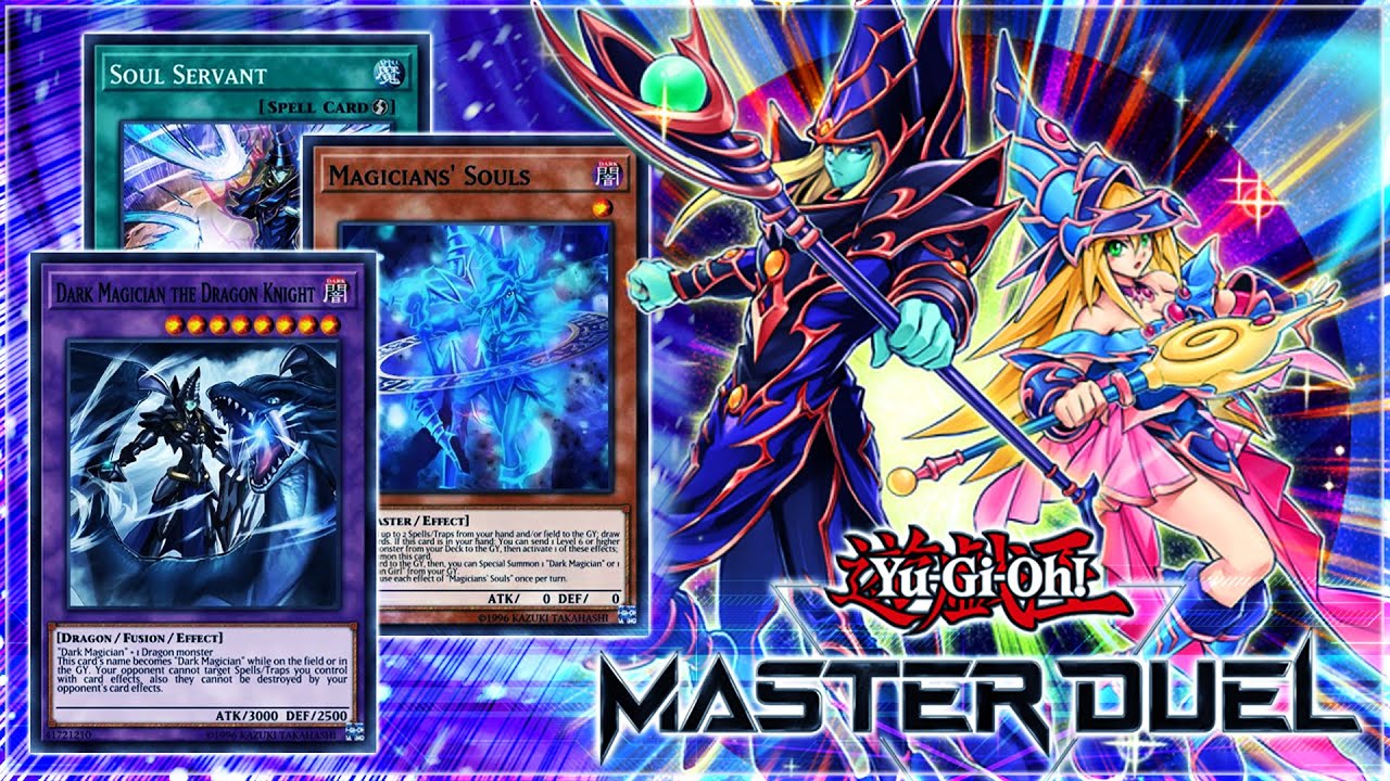 Yu-Gi-Oh! Master Duel | DARK MAGICIAN Deck ft. Magicians' Souls, Soul Servant & More! (Ranked PVP!)