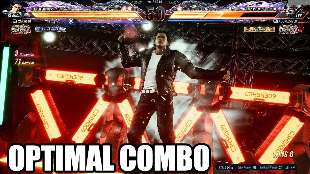 Tekken 8 Claudio's Optimal Wall Blast - Wall to Wall Combo (100+ Damage)