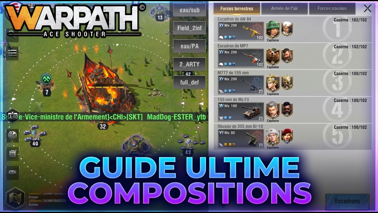 Comment utiliser les formations comme un pro sur Warpath