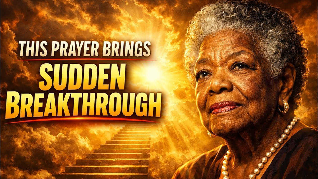 This Prayer Brings Sudden Breakthrough | MAYA ANGELOU | Motivational Speech