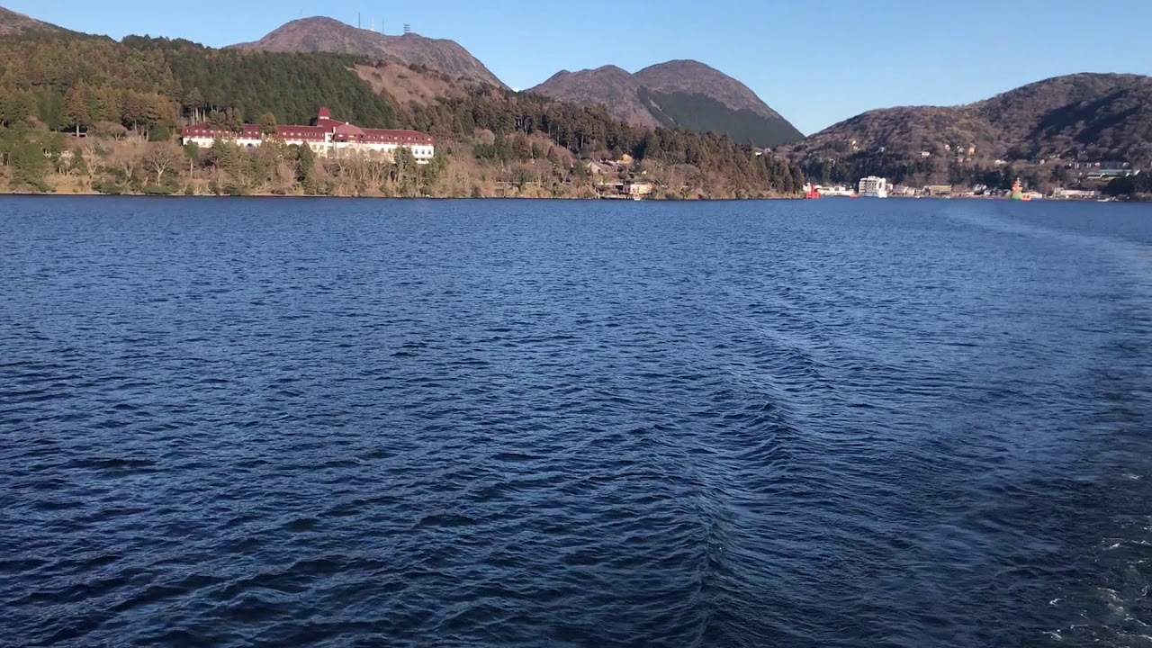 Lake ashi / Hakone Japan (芦ノ湖 Ashi-no-ko)4K HD