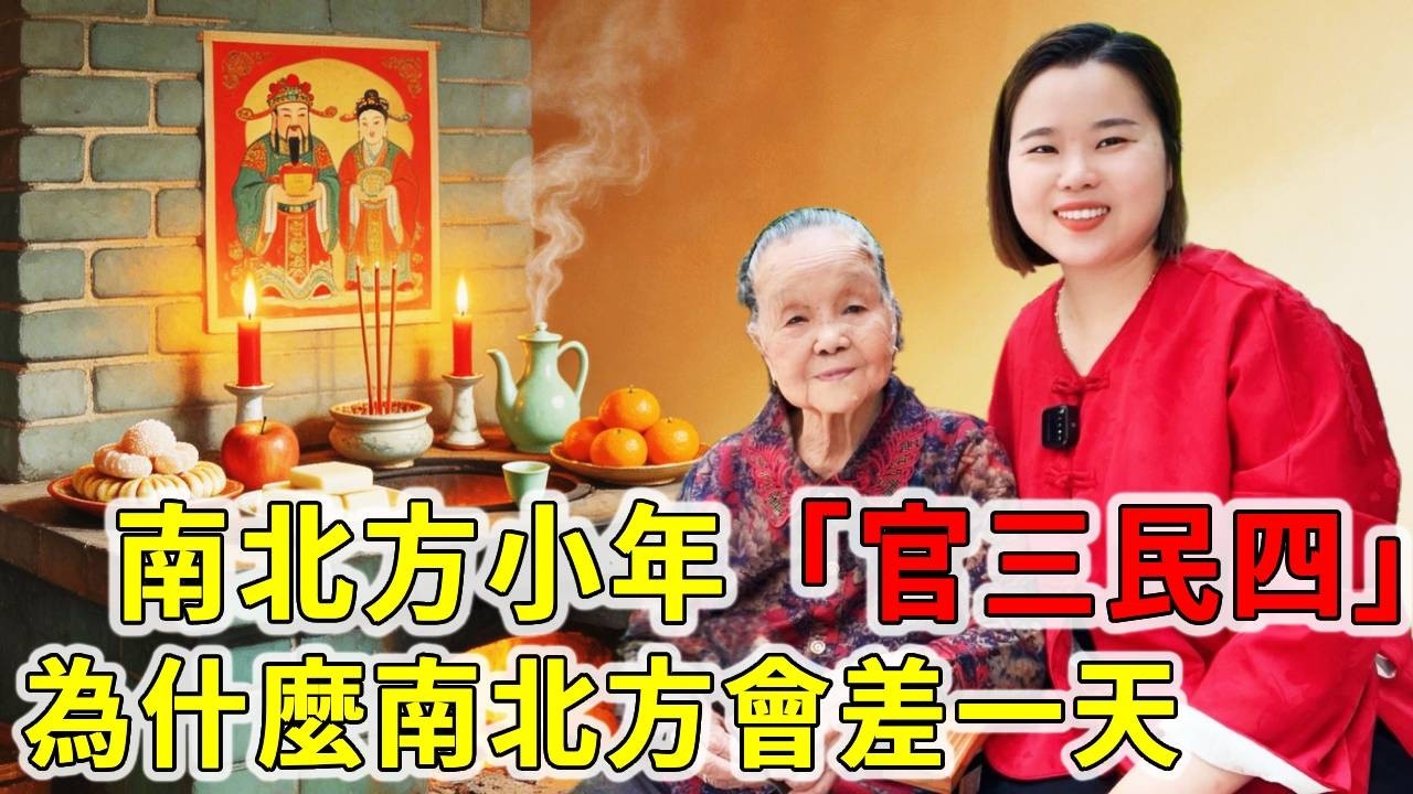 過小年：為什麼北方臘月二十三，南方臘月二十四？祭祀灶王有什麼講究，記得做四事【大脸妹传承粤语文化】