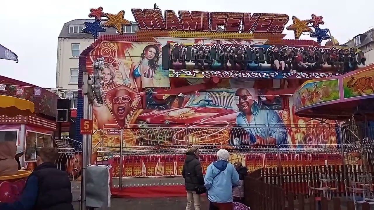 Bridlington Fun Park - Miami Fever (Nottingham UK Miami) offride
