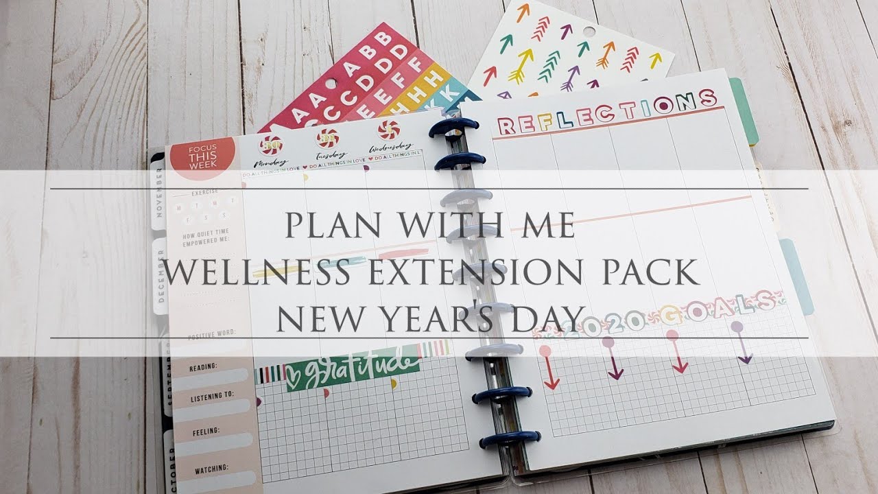 Plan with Me: Wellness Extension Pack New Year's Day