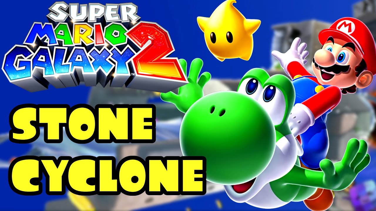 Super Mario Galaxy 2 100% Walkthrough 🌌 Stone Cyclone Galaxy & Comet Medal #1