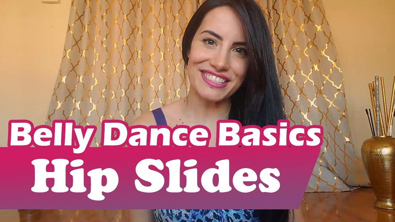 How to Belly Dance - Hip Slides | SharqiDance