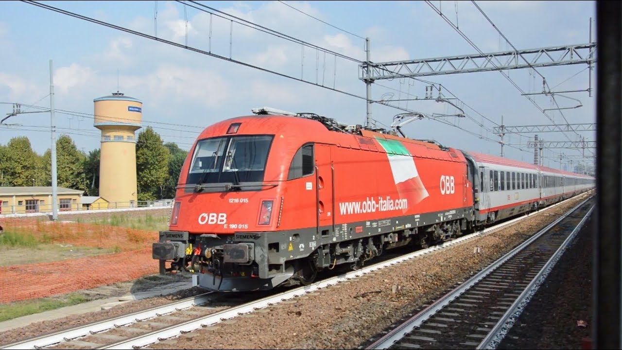Corsa parallela con Taurus E190.015 &Ouml;BB a Bologna | EC 82 Bologna-Monaco Trenord