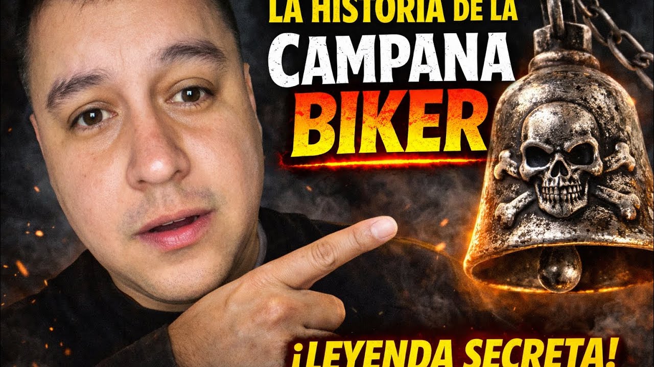 LA CAMPANA 🔔 BIKER ( la historia que protege en la carretera) 🏍️🏍️❤️