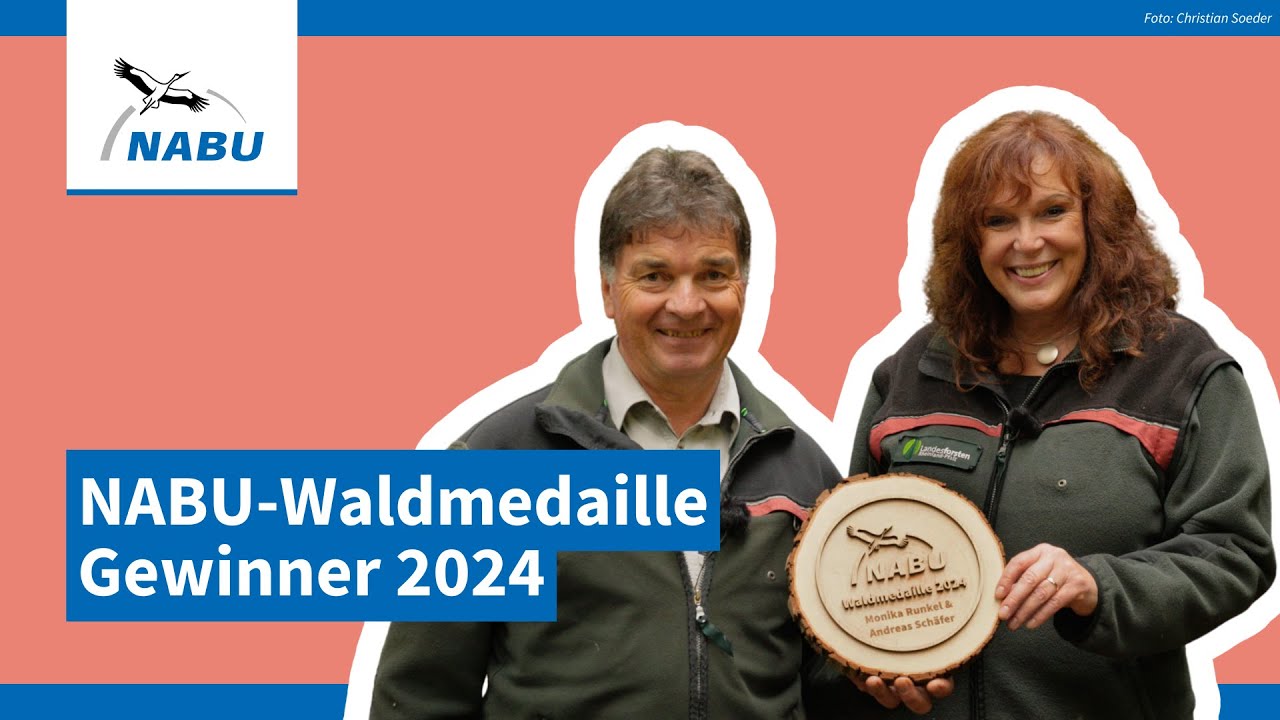 Forstamt Hachenburg erh&auml;lt NABU-Waldmedaille 2024