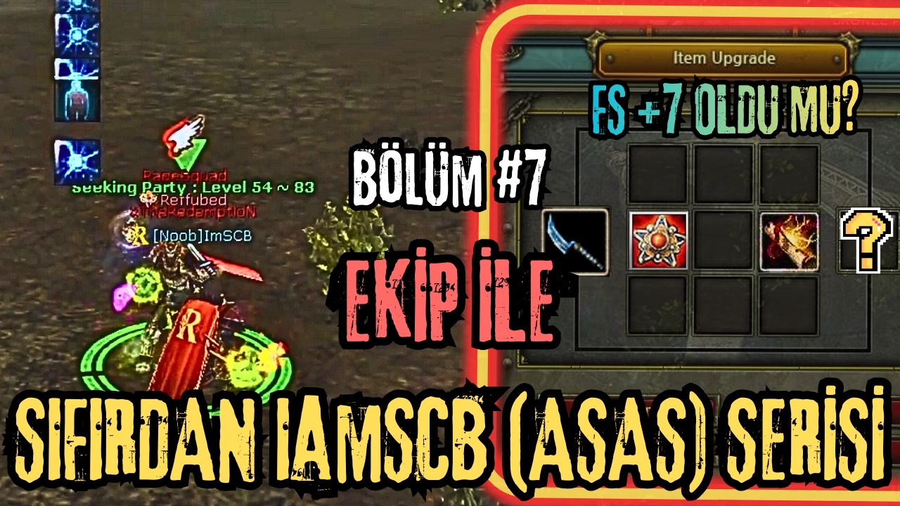 🎁1x400 KC🎁 70 QUEST UPGRADE | SLOT KAVGALARI| SIFIRDAN IamSCB SERISI #7  #knightonline   #zero