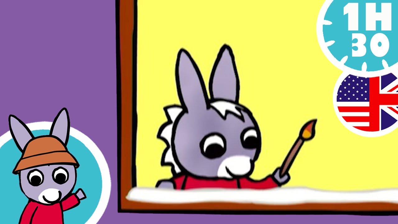 🏡Trotro plays inside his house!🎨- Cartoon for Babies