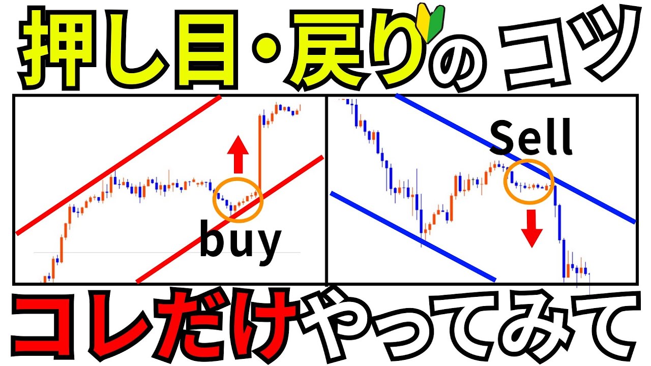 第20回【小学生でも分かる🔰】押し目買い、戻り売りのシンプルなコツを解説。