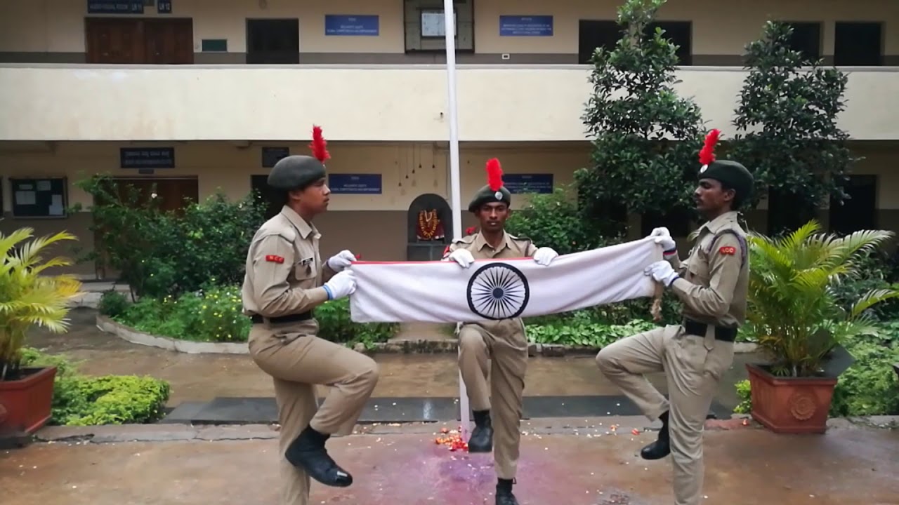 FLAG FOLDING CEREMONY
