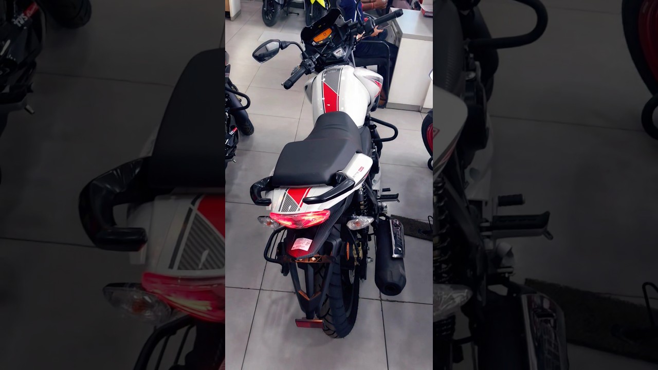 Tvs Apache RTR 160 2v🔥White colour&hearts;️#tvs#apache1602v #apache#viral#apachebike#rtr #shorts#automobile