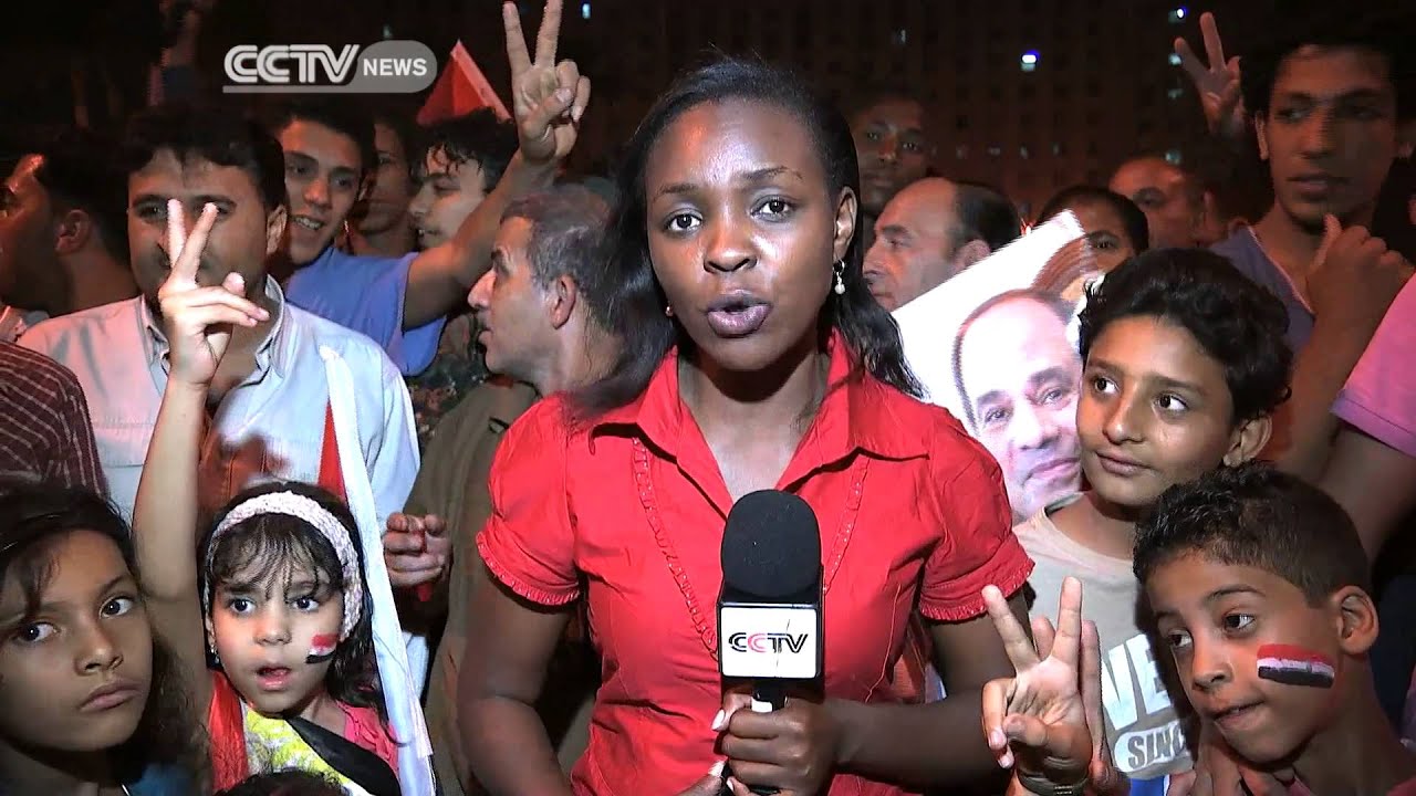 Egyptians Celebrate Al- Sisi Win