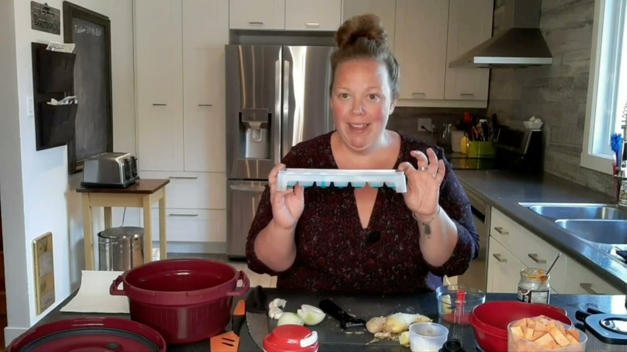 Cari au poulet à l'autocuiseur de Tupperware