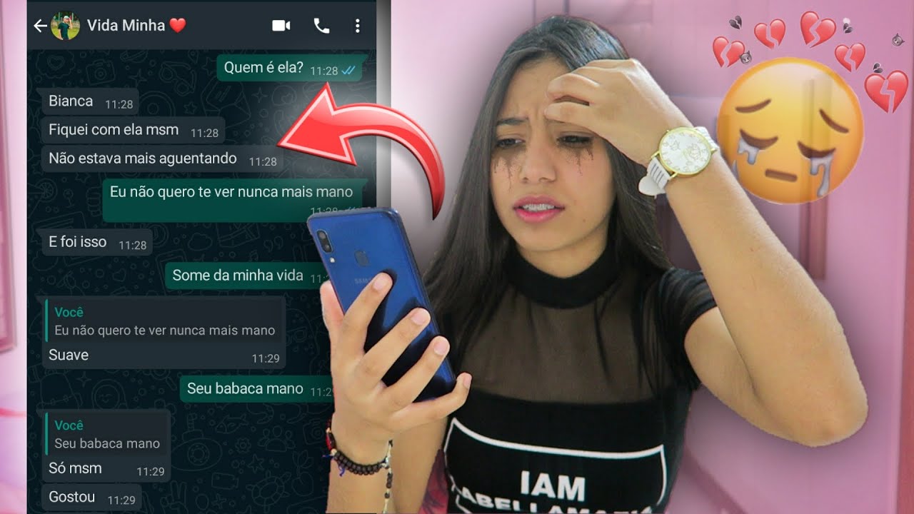 FUI TROLLAR MEU NAMORADO... MAS DESCOBRI QUE ELE ME TRAIU 😭
