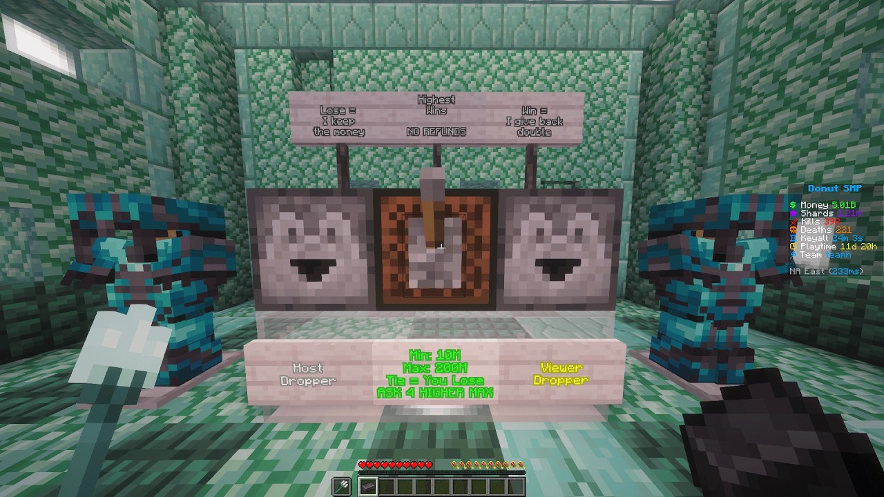 🔴 Donut SMP Live 🔴 Gambling - 11B