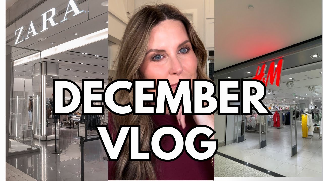 DECEMBER VLOG: Shopping at Zara & H&M, Christmas Decor and Cooking | Julie Catherine