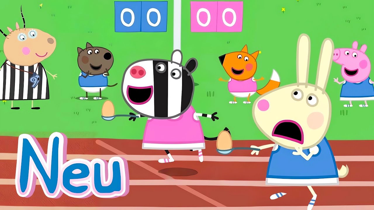 Peppa Wutz Geschichten 🐷 Auf die Plätze, fertig, los! 🏁🥇 Cartoons auf Deutsch