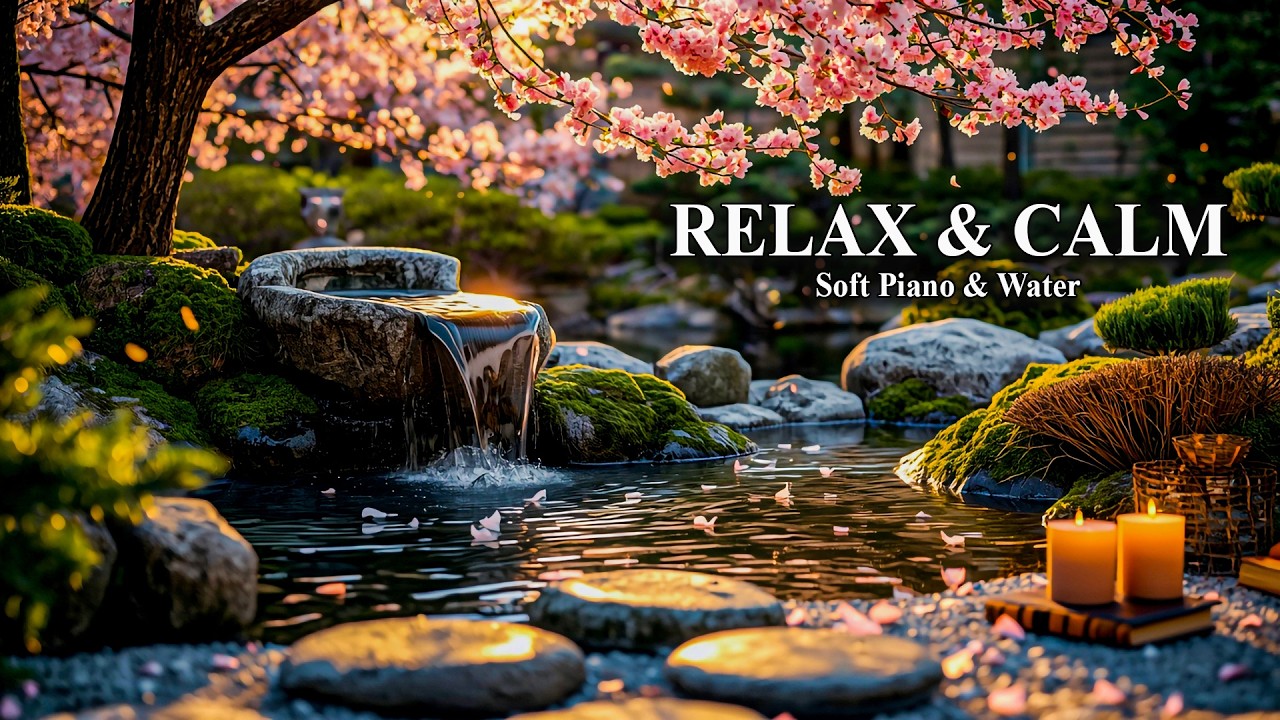 Relaxing Music for Healing & Water Sounds 🌿 Relieves Stress, Calm Anxiety & Depression, Deep Sleep