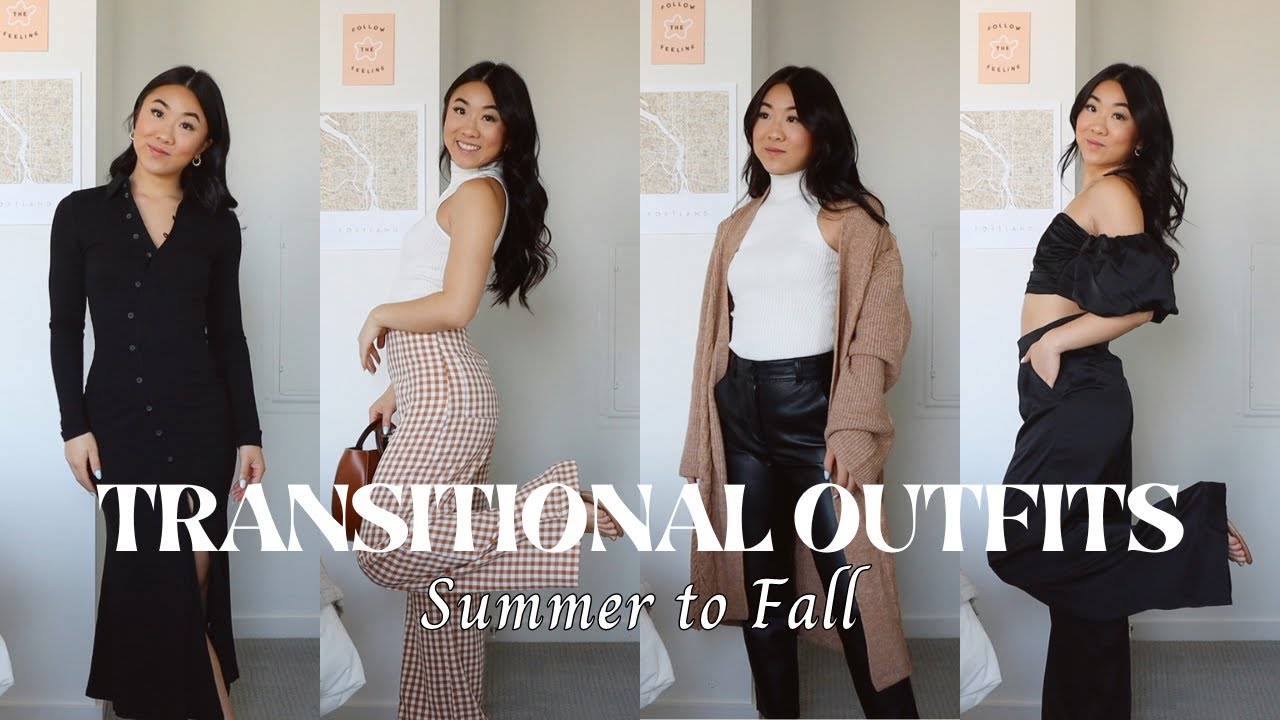 Transitional Summer to Fall Outfits 2022 | Workwear + Casual Chic