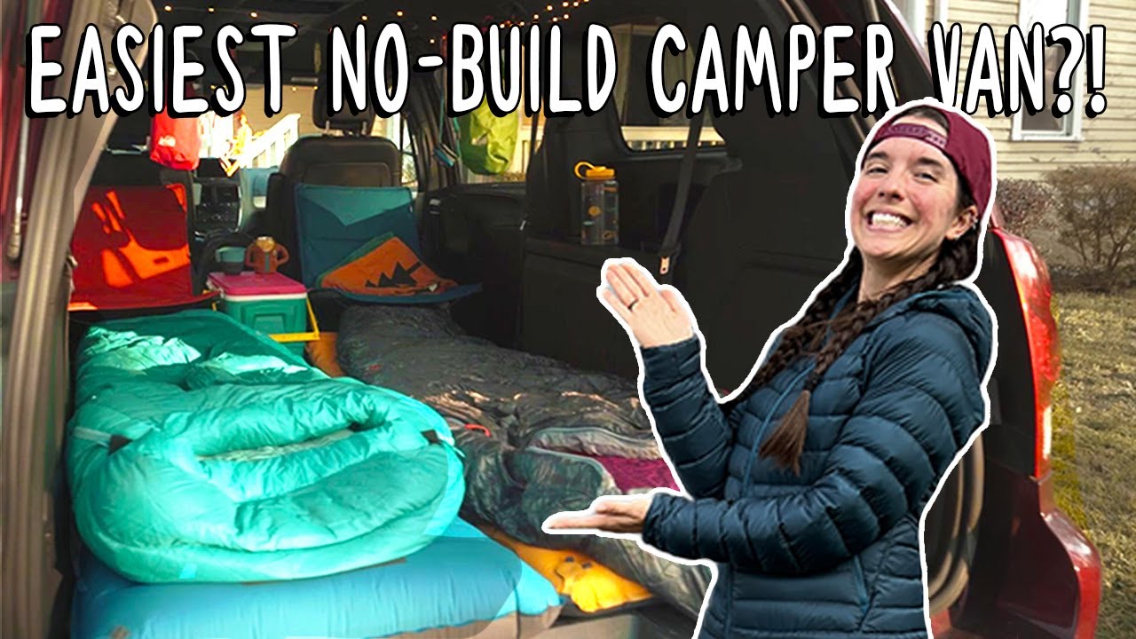 Turning a RENTED MINIVAN into a Cozy NO-BUILD CAMPER VAN! | Miranda in the Wild