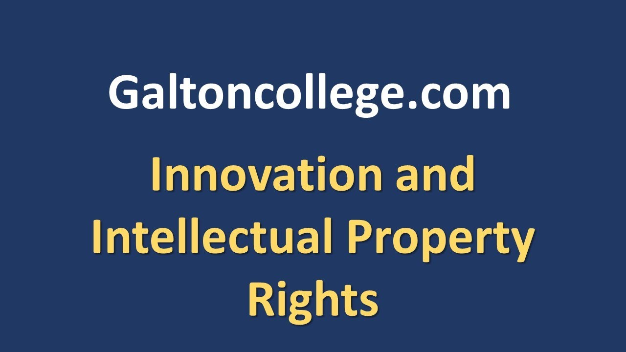 Innovation and Intellectual Property Rights