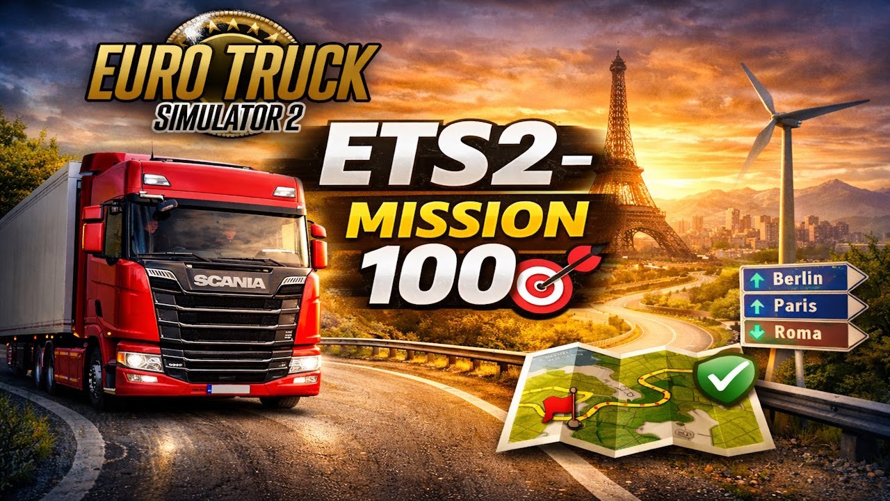 ETS2 – Mission 100 % | Épisode 1 : Départ de brest