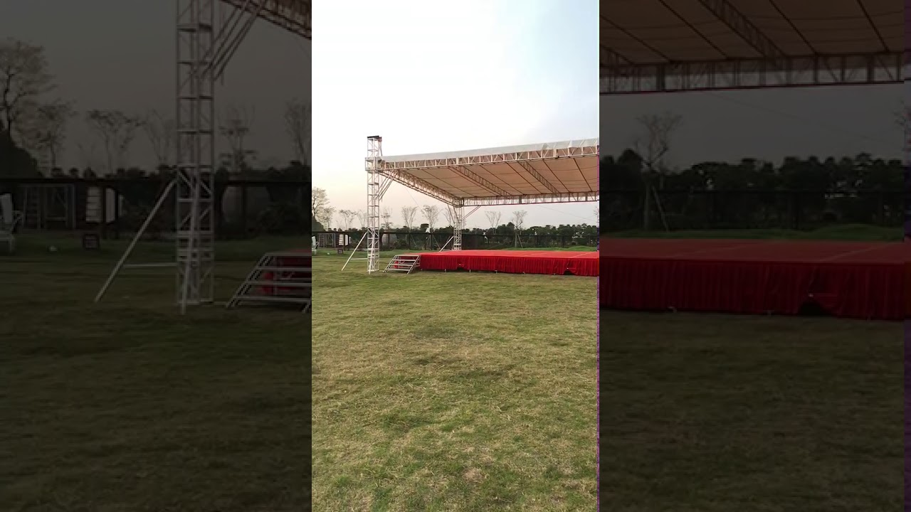 4ft X 4ft Portable Stage Platform Modular System with Height Adjustable Riser 0 6 1m