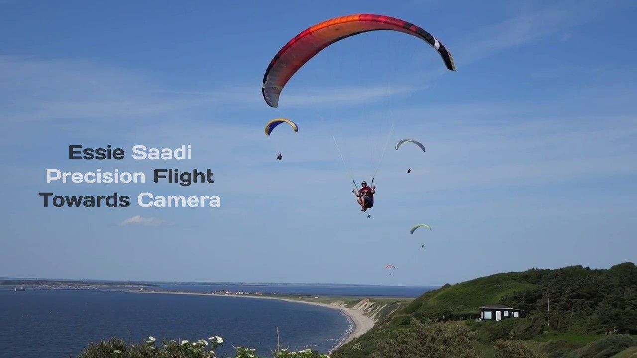 Airwave Paragliding - Essie Saadi - Slow Mo Precision Flight - Toftum Bjerge
