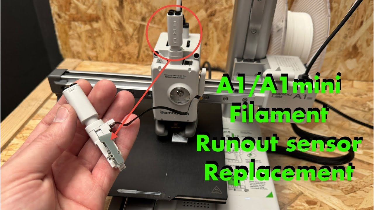 Bambulab A1/A1 mini filament runout sensor replacement