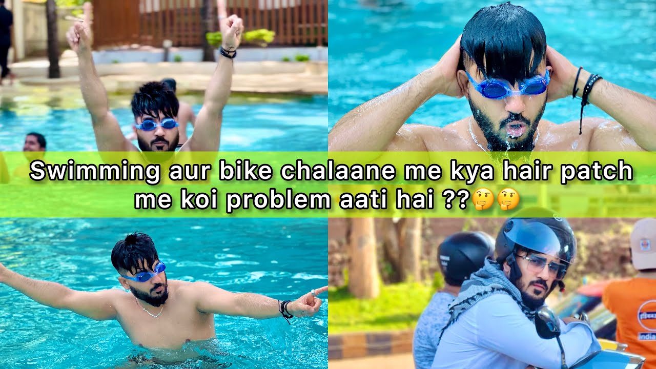Swimming Karte Time Hair Patch me Kya problem Aa Sakti Hair .. ?🤔 | Anas Sheikh Hair Solution