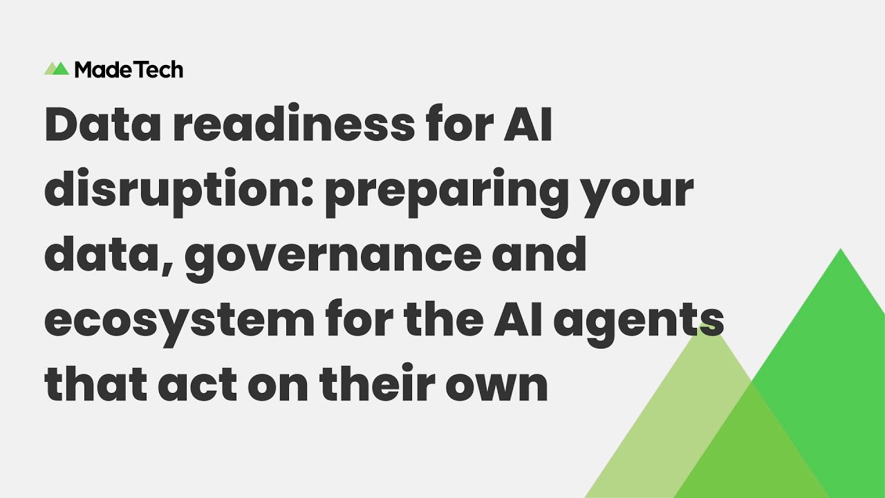 Think Data for Government 2025 - Data readiness for AI disruption: Jim Stamp & Sumitra Varma