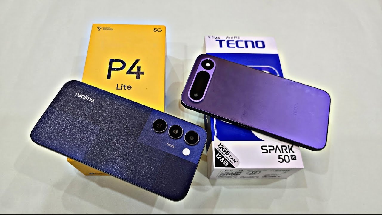 Tecno Spark 50 5G vs Realme P4 Lite 5G - Which Should You Buy ?