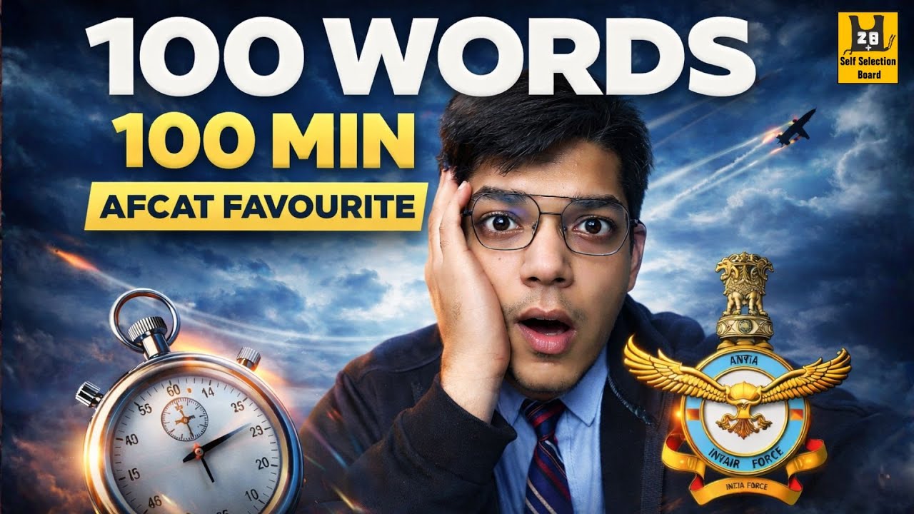 Only ENGLISH video need to CLEAR AFCAT exam | Shubham Varshney Sir English