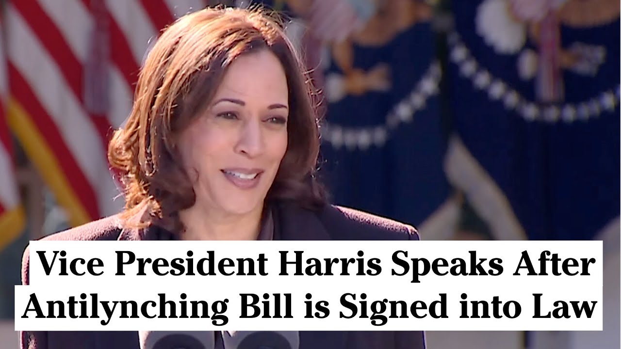 Vice President Harris Speaks After Signing of Antilynching Law