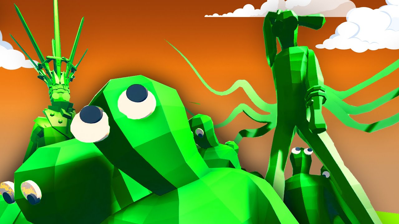 TABS Zombies Invade and Infect God Units in Totally Accurate Battle Simulator