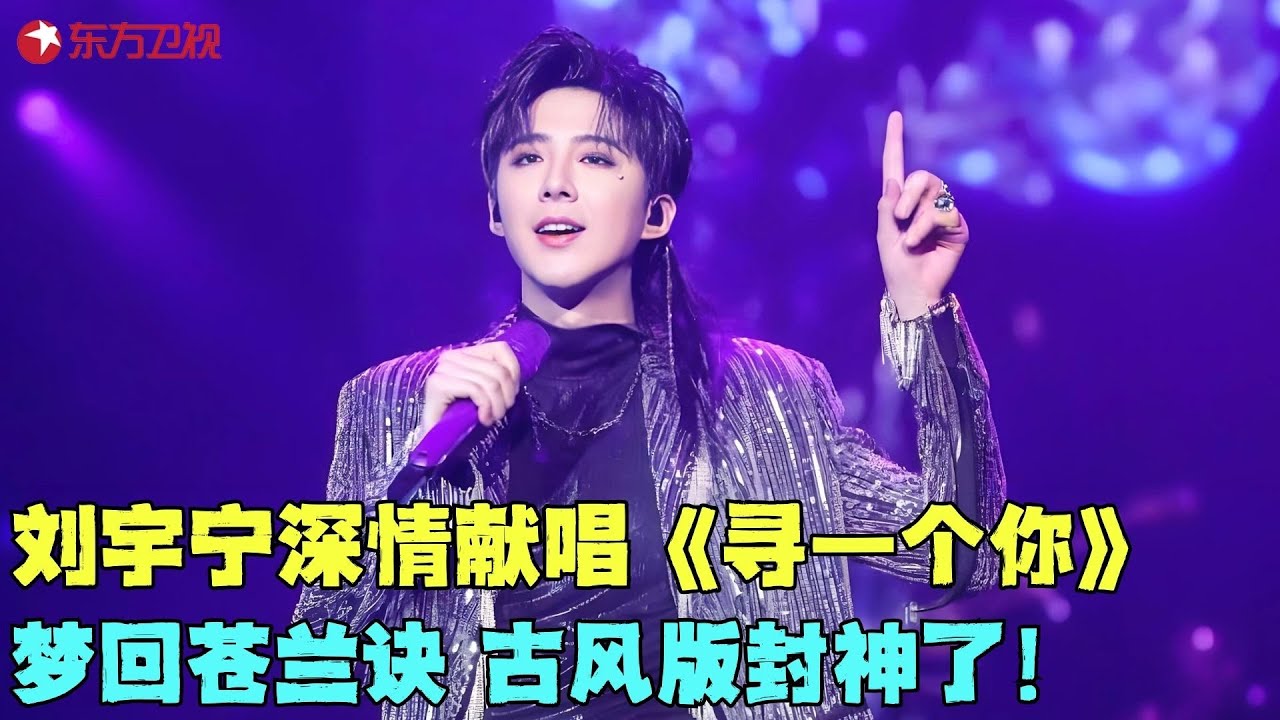 刘宇宁连唱金曲《恋爱画板》《寻一个你》《花心》，梦回苍兰诀，古风版封神了！#刘宇宁 #我们的歌6 clip