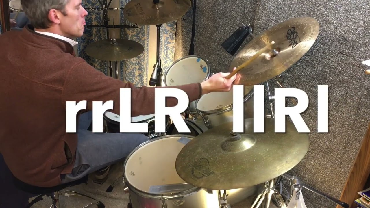 Reverse paradiddle fill