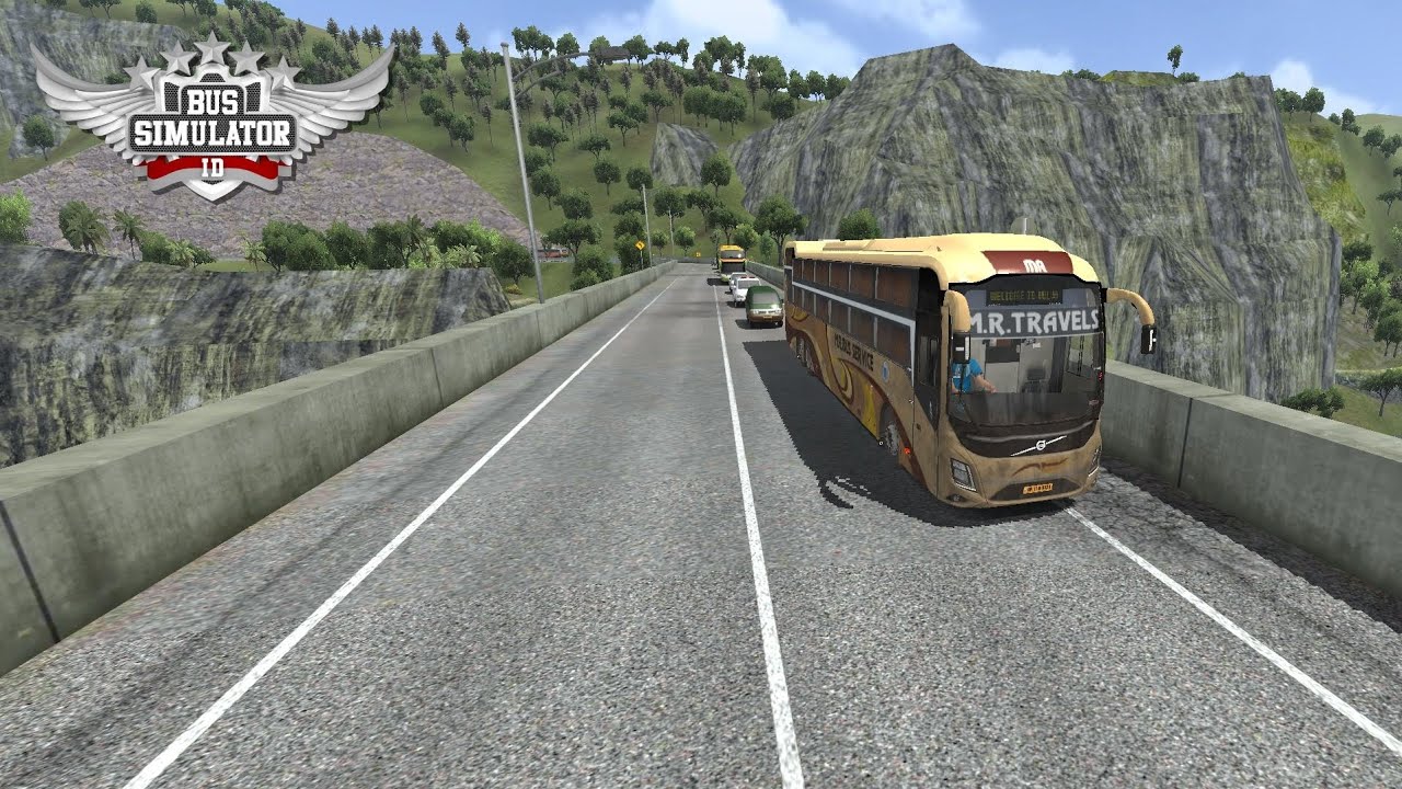 Extreme Mountain Bridge Driving 🚍 | MR TRAVEL Bus | Deep Valley & High Bridge | Bus Simulator ID