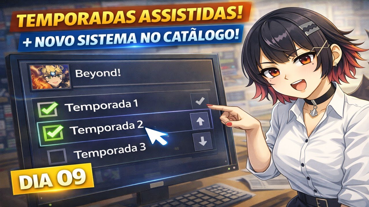 Agora dá pra marcar temporadas assistidas no catálogo! ✅📺 - Dia 09
