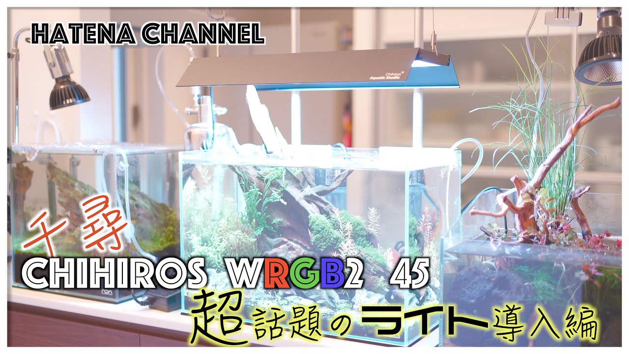 【話題沸騰】Chihiros wrgb2 45 ADAを超える？話題のライトを設置してみた