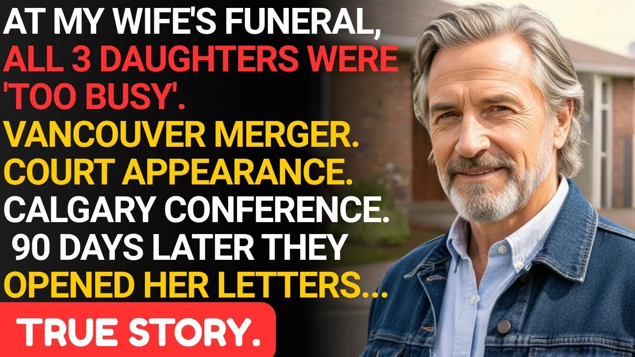 At My Wife’s Funeral, All Three Daughters Were “So Busy.” 90 Days Later, They Opened Her Last Letter