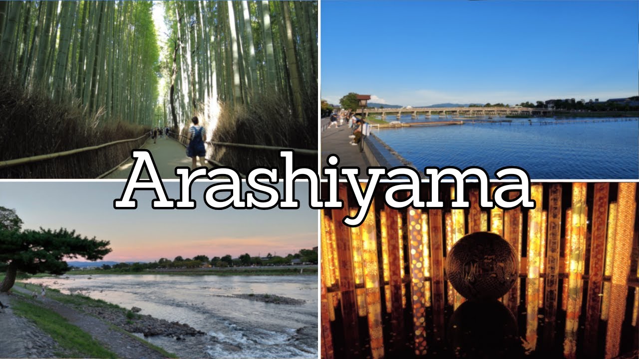 Arashiyama Kyoto Walking Tour 4K | No Talk, Ambient Sounds | 1 Hour