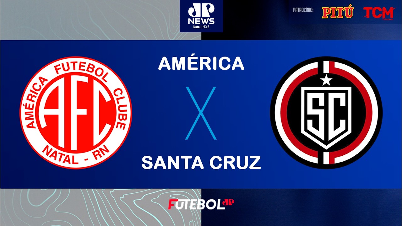 AMÉRICA 3 x 0 SANTA CRUZ - AO VIVO - Campeonato Potiguar - 08/02/26