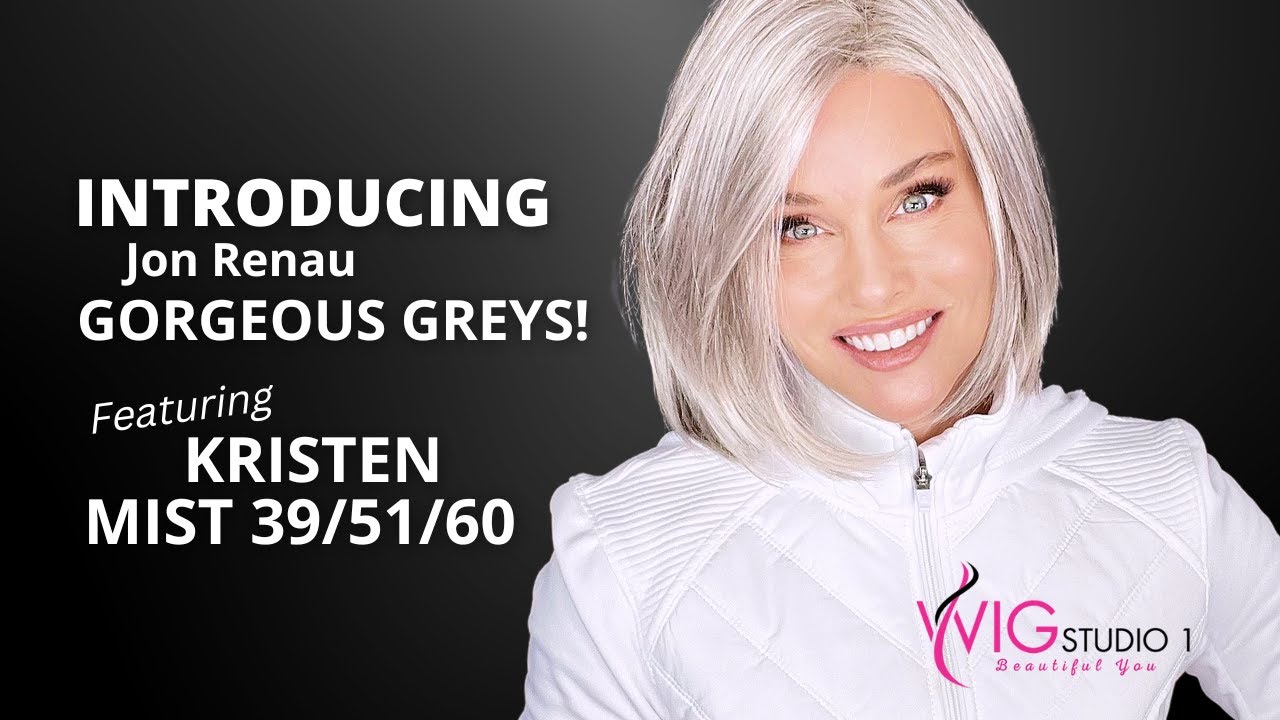 FIRST LOOK!  Jon Renau KRISTEN Wig Review | MIST 39/51/60 | GORGEOUS GREYS | TAZS WIG CLOSET