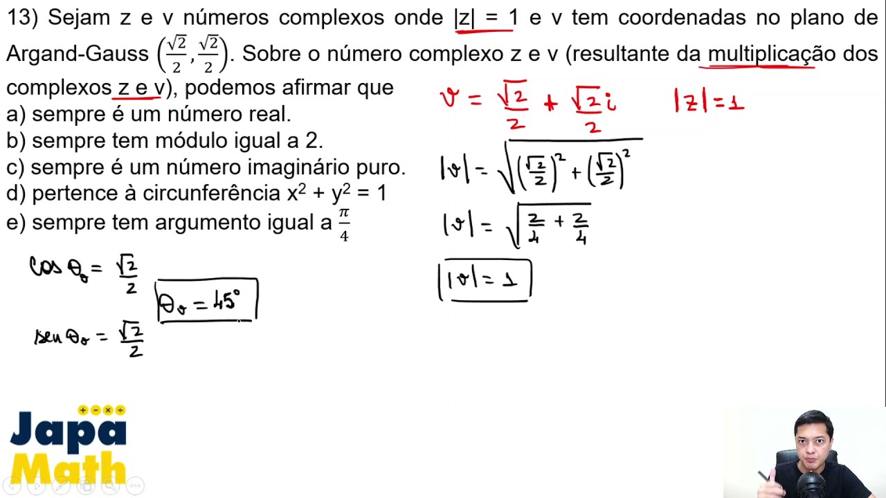 Prova Resolvida EsPCEx (2016 - 2017) - Números Complexos